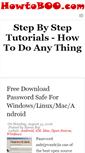 Mobile Screenshot of howtoboo.com