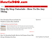 Tablet Screenshot of howtoboo.com